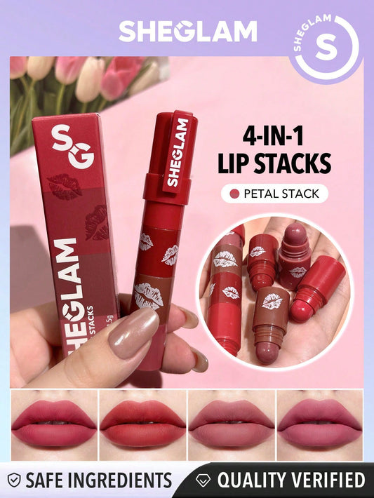 Sheglam mega 4 lip stacks