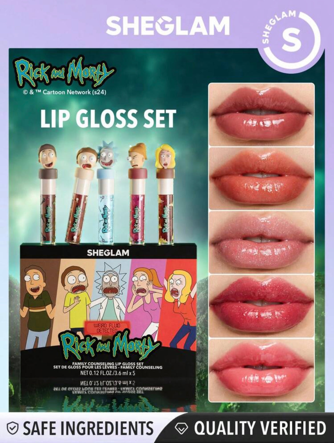 Rick and morty kit X sheglam