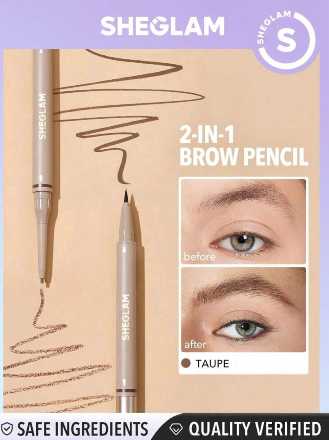 SHEGLAM crayon sourcils