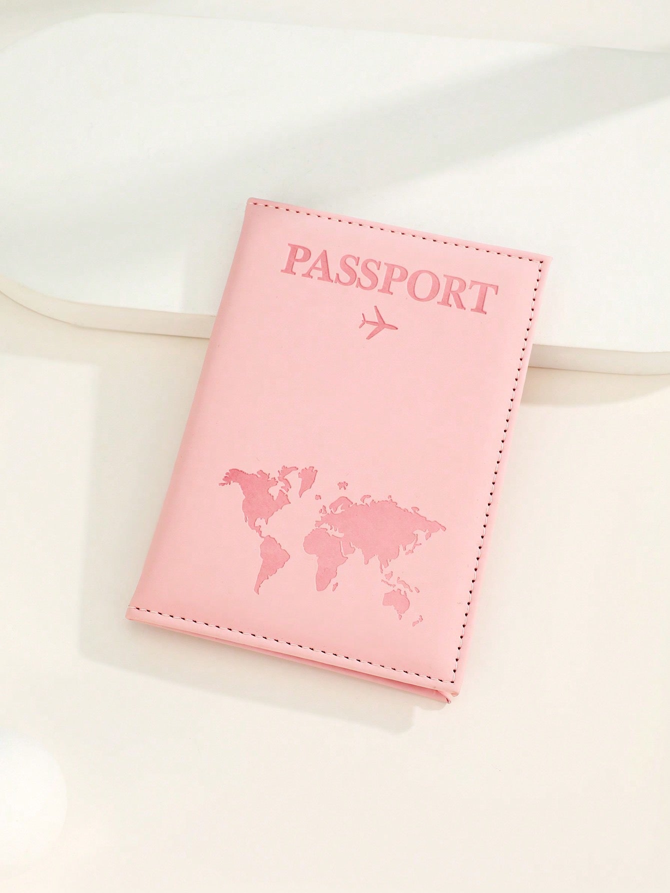 Couverture passport rose